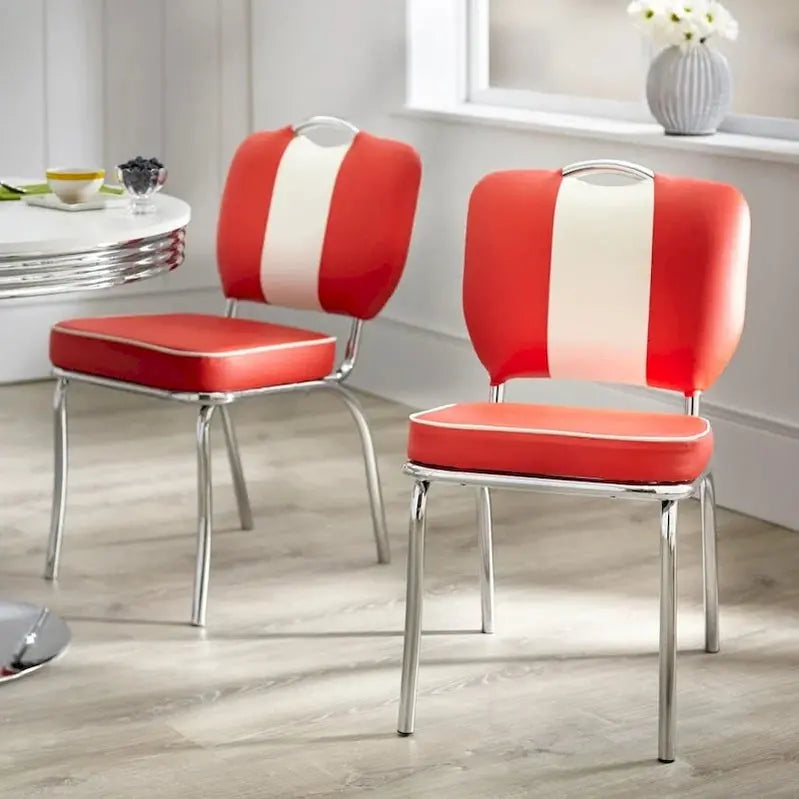 Retro-Inspired 5-Piece Dining Set  Simple Living Raleigh Collection