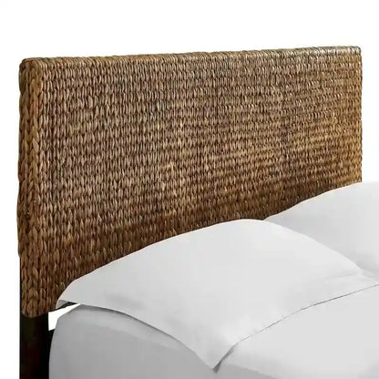 Crosley Edgewater Queen-Sized Upholstered Headboard — Coastal-Inspired Design with Clean Lines