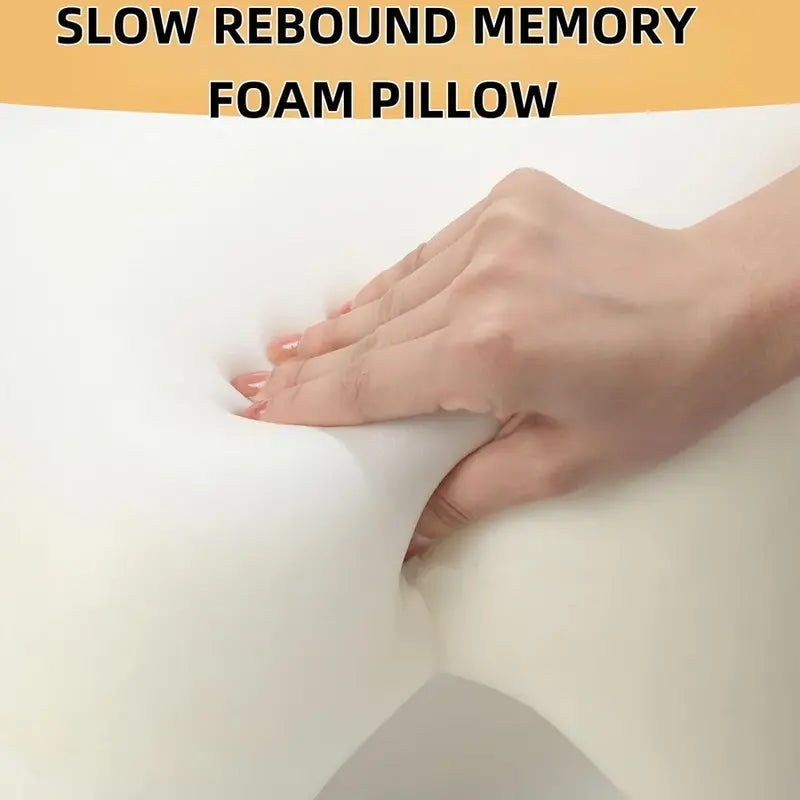OrthoCuddle Couple Pillow  Memory Foam Arm Tunnel Design for Shared Comfort