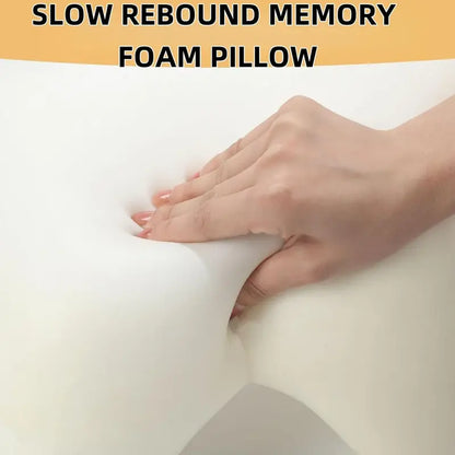 OrthoCuddle Couple Pillow  Memory Foam Arm Tunnel Design for Shared Comfort