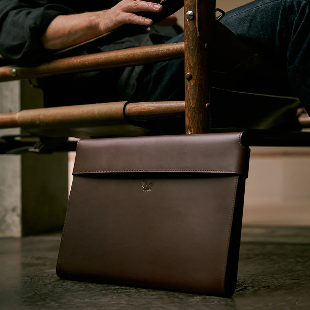 Small Folio - Brown Leather