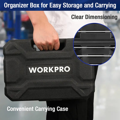 WORKPRO 22-Piece Ratcheting Combination Wrench Collection