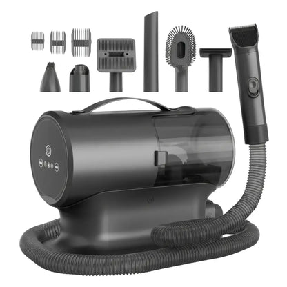 All-in-One Dog Grooming Vacuum Kit with Trimming Tools and 2L Dust Container