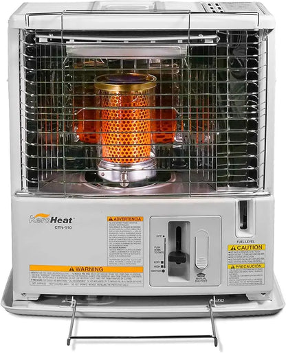 Sengoku KeroHeat 10,000 BTU Portable Kerosene Heater with Safety Shut-Off  White