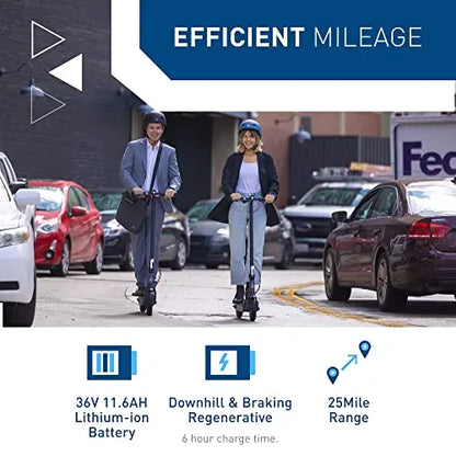 Hiboy S2 Pro Folding Electric Scooter  500W Motor, 10-Inch Solid Tires, Portable Commuter Design