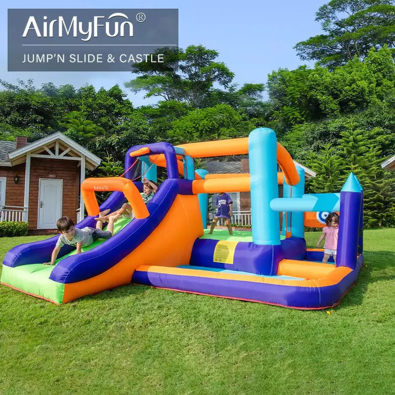 AirMyFun Inflatable Outdoor Bounce House  Full-Size Jumping Bouncer for Backyard Play