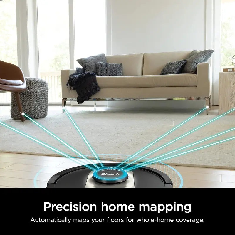 AI-Powered Robot Vacuum with LIDAR Navigation, XL Self-Empty Base (60-Day Capacity), HEPA Filtration & Pet Hair Optimization