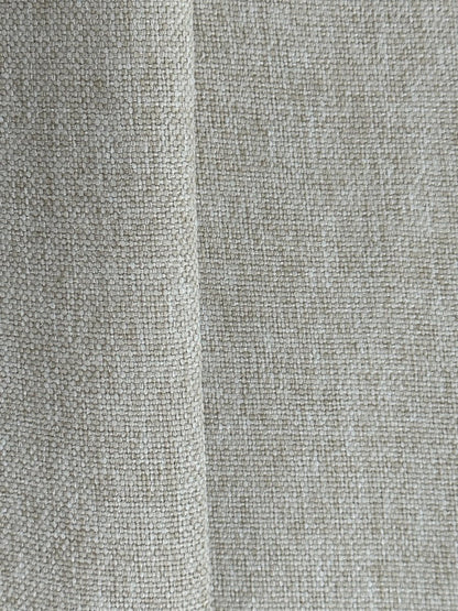Fauteuil en tissu beige Victoria