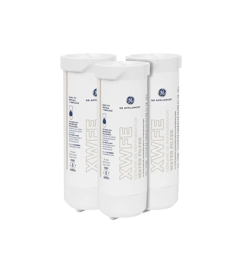 GE XWFE3PK Water Filter Replacement Pack  3 Count for Refrigerators