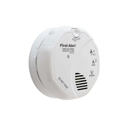 Wireless Interconnect Talking Battery Operated Smoke and Carbon Monoxide Alarm