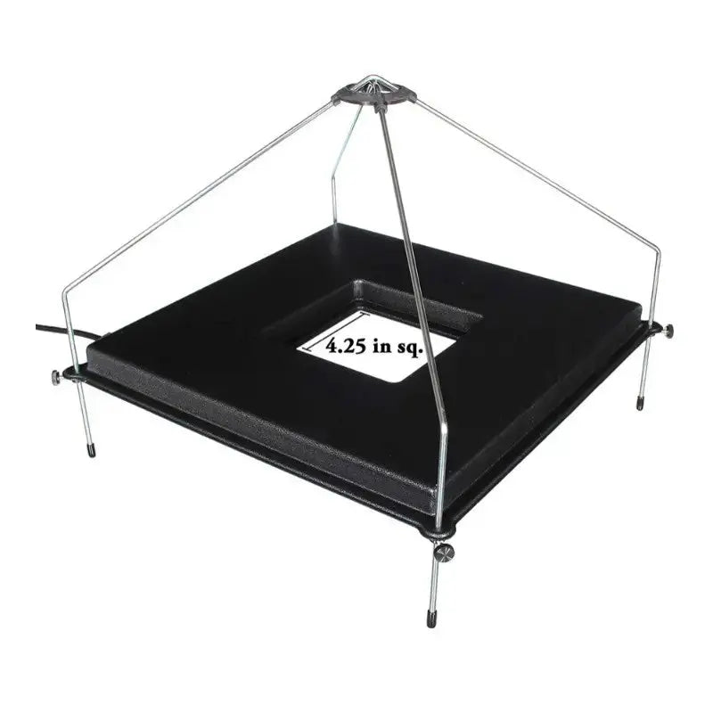 Premium Chick Brooder Plate with Adjustable Height and Viewing Port for Easy Monitoring