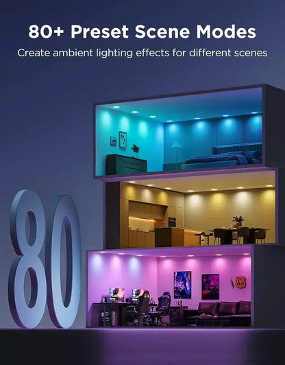 6″ Dimmable Smart Canless Recessed Light  1100LM Brightness, Integrated Junction Box