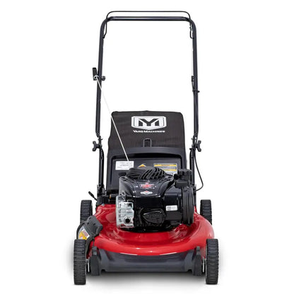Yard Machines 21-Inch Gas Push Mower — 140cc Briggs & Stratton Engine, Steel Deck, 3-in-1 Mulch/Bag/Edge Capability
