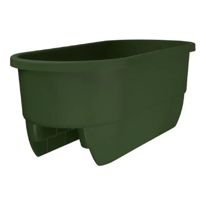 Apollo Dualgreen Adjustable Deck Railing Planter, Green  24″