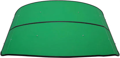 HECASA Green Tractor Canopy for ROPS  48″ x 52″ Bolt-On Sunshade for 2″x2″ or 2″x3″ Roll Bars