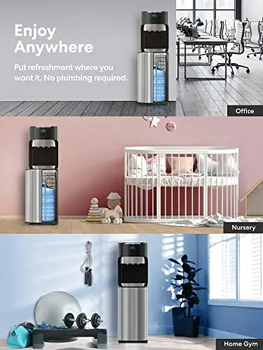 Brio Bottom-Load Water Cooler  Essential Series with Triple-Temp Dispensing