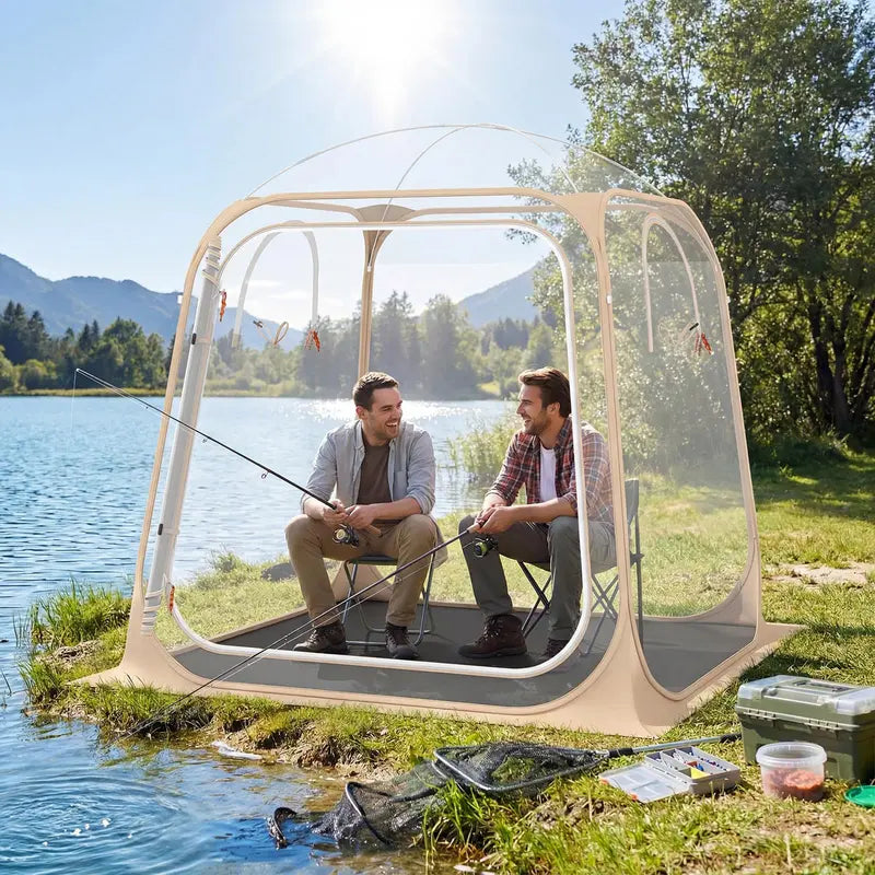 7′ x 7′ All-Weather Portable Pod Tent for 24 Campers