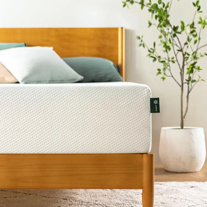 Zinus Lumbar+ 14-Inch King Mattress: Ergonomic Memory Foam with Targeted Lumbar Support, Cooling Gel Infusion, Green Tea Extract, and Soft Cool-to-Touch Cover