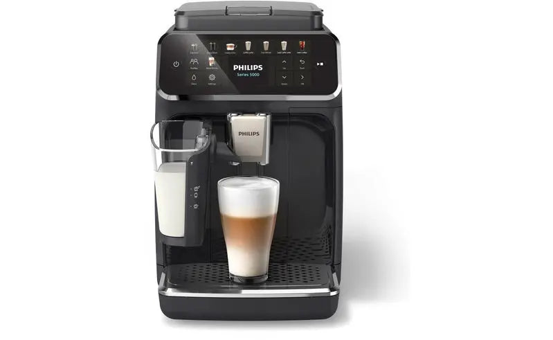 Philips Series 5500 Fully Automatic Espresso Machine  One-Touch Brewing, Integrated Grinder & Milk Frother
