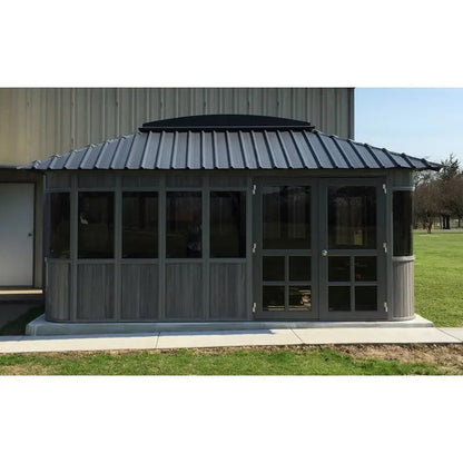 Colorado 17.5′ x 11.5′ PVC Composite Patio Gazebo  Weather-Resistant Outdoor Structure