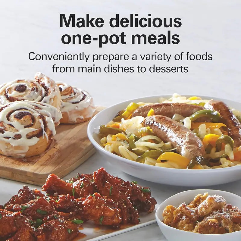 Hamilton Beach 8-Quart Programmable Slow Cooker  Triple Heat Settings, Dishwasher-Safe Crock
