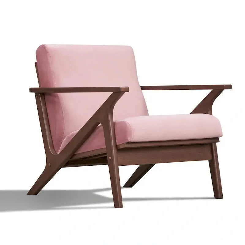 Omax Decor Zola Lounge Chair  Stylish Upholstered Accent Seating with Contemporary Profile