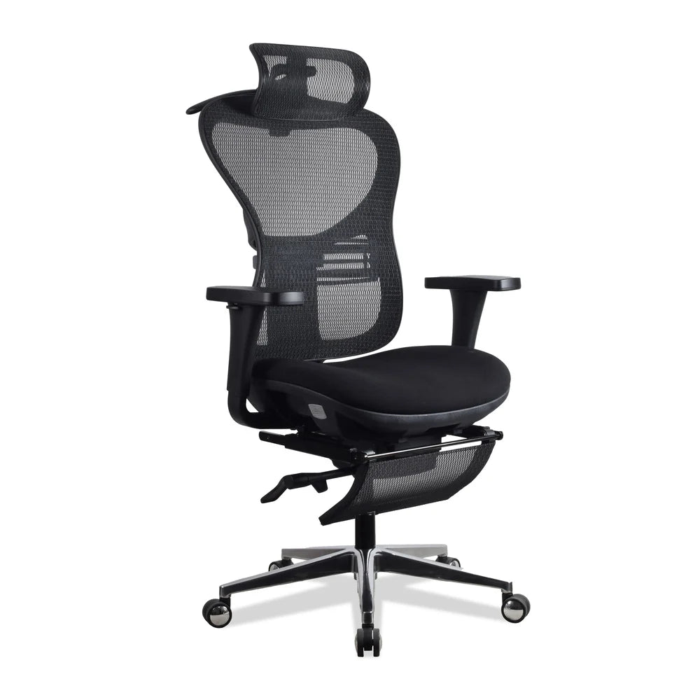 Chaise ergonomique de bureau - WAVE en mousse et maille