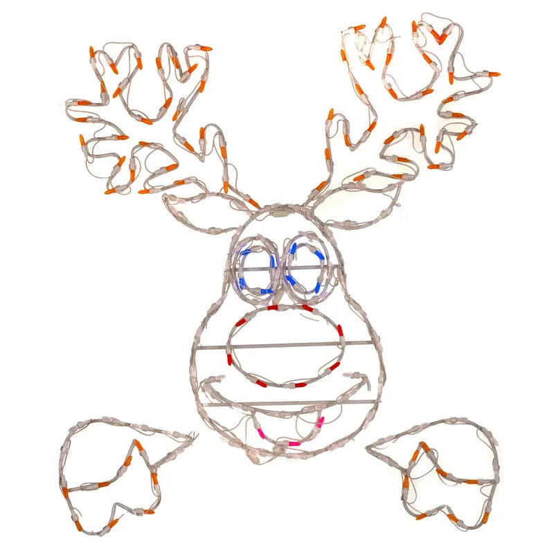 Holidynamics 30″ Metal Dancer Reindeer LED Outdoor Christmas Decoration  Weather Resistant