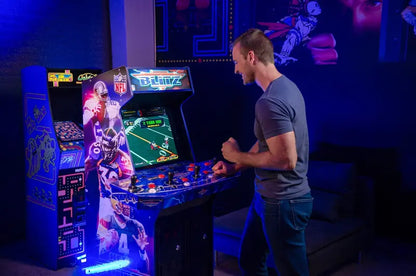 Arcade1Up NFL Blitz Arcade Cabinet  Licensed Football Action, Lit Marquee & Riser Included