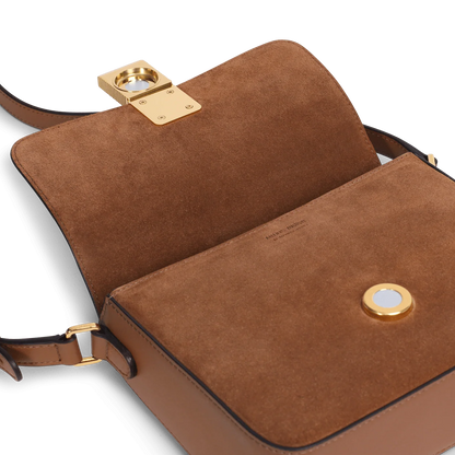 Mini Monceau - Cuir Velours Camel