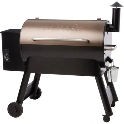 Pro Series 34-Inch Bronze Pellet Grill Featuring Extended Cooking Capacity