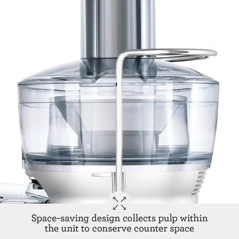 Breville BJE200XL Juice Fountain Compact — Centrifugal Juicer with 25 oz Capacity and Stainless Steel Design