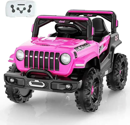 SEALIGHT 12V Kids¡¯ Ride-On Truck with 380W Motor and Emergency Brake System