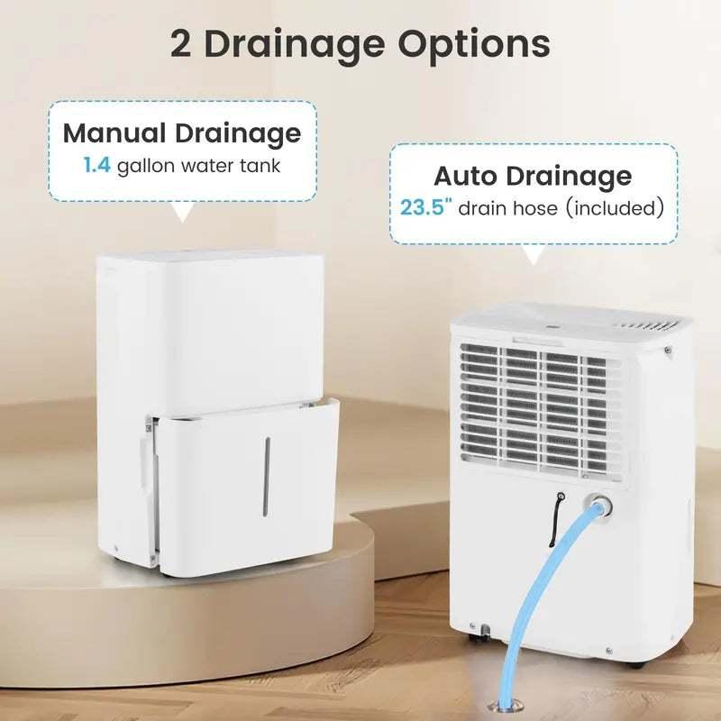 94.5-Pint Dehumidifier for Large Spaces  Covers Up to 6,000 Sq. Ft (Basements, Bathrooms)