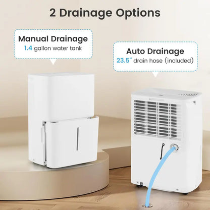 94.5-Pint Dehumidifier for Large Spaces  Covers Up to 6,000 Sq. Ft (Basements, Bathrooms)