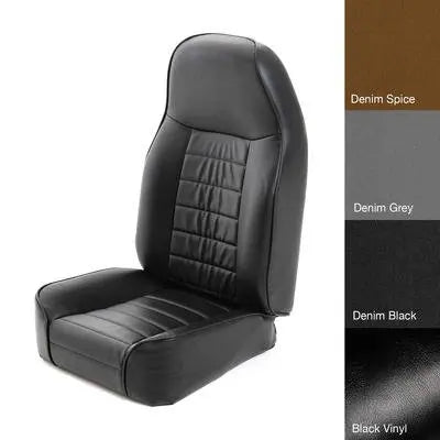 Smittybilt Standard Bucket Front Seat (Black Vinyl)  44901 2015 Jeep Wrangler