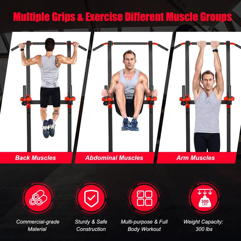 All-in-One Power Tower  Multi-Functional Pull-Up, Dip, and Push-Up Station
