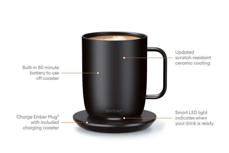 Ember Temperature Control Smart Mug 2, 14 oz, Black
