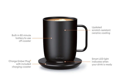 Ember Temperature Control Smart Mug 2, 14 oz, Black