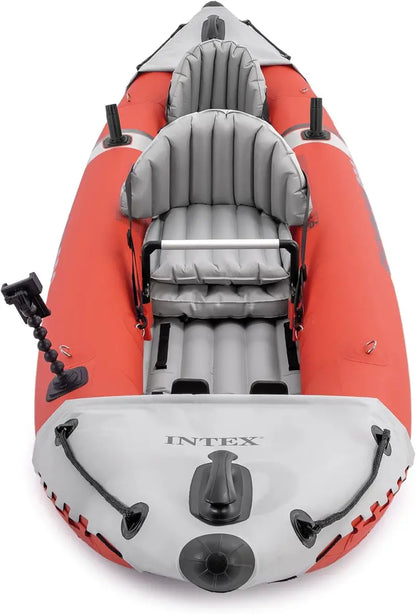 Excursion Pro Inflatable Kayak Bundle  Includes Pump, Carry Bag & Accessories for Calm Water Adventures