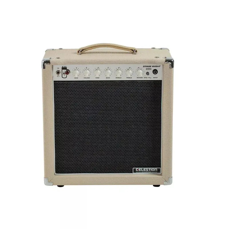 Monoprice Stage Right 15W 1×12 Tube Guitar Amplifier  Celestion Speaker, Spring Reverb, and Vintage-Inspired Tone