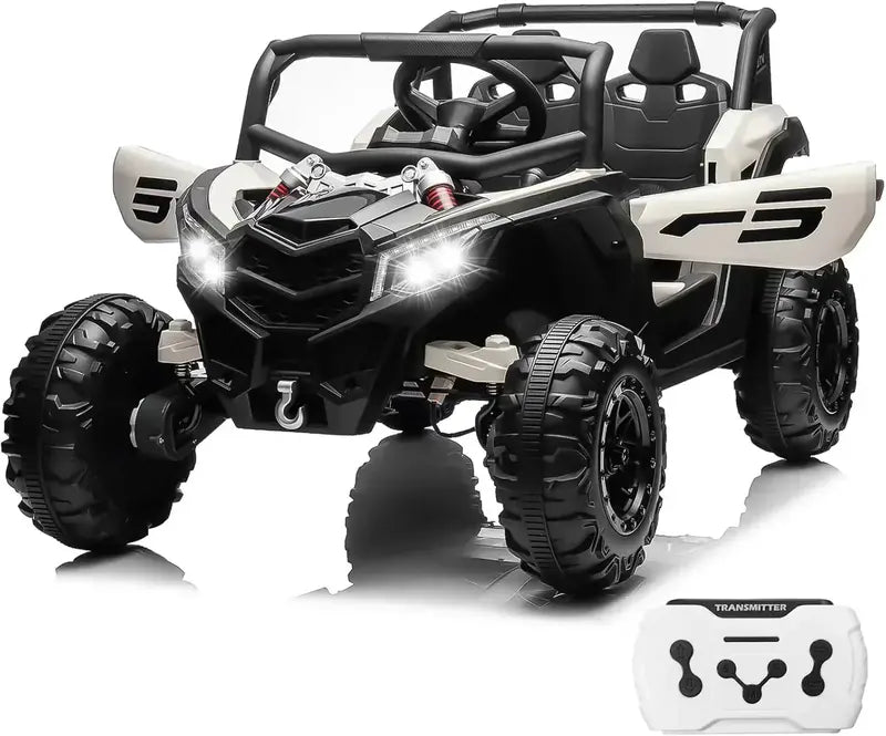 JOYRACER 4x150W RC Off-Road Car for Kids with Shock Absorption and Bluetooth Audio