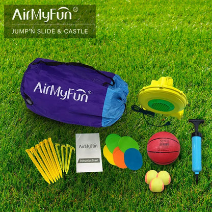 AirMyFun Inflatable Outdoor Bounce House  Full-Size Jumping Bouncer for Backyard Play