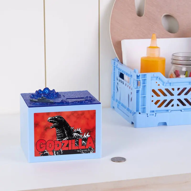 Godzilla-Shaped Ceramic Coin Savings Bank