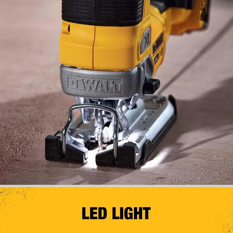 DEWALT XR 20-Volt Max Brushless Variable Speed Keyless Cordless Jigsaw (Battery Included) Kit