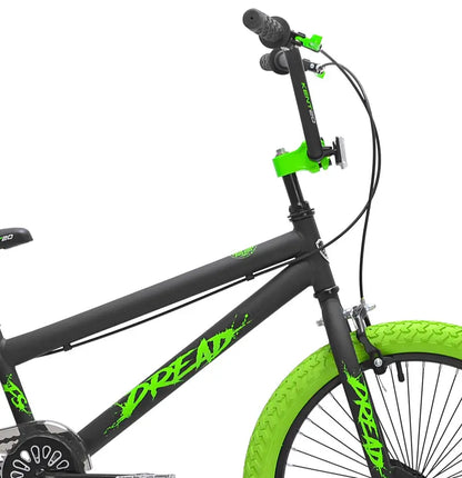 Kent 20-Inch Dread BMX Bike for Boys  Green & Black Frame