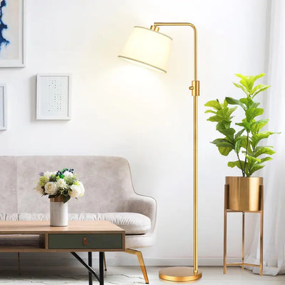 Adjustable Dimmable Floor Lamp with Vintage Edison Bulb