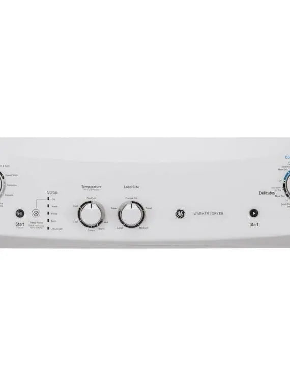 All-in-One Laundry Center  3.8 cu ft Top-Load Washer + 5.9 cu ft Electric Dryer (White, 2025 Model)