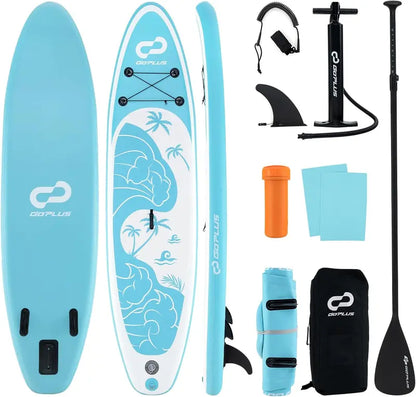 11-Foot Inflatable Stand-Up Paddle Board  All-in-One SUP with Complete Accessory Kit