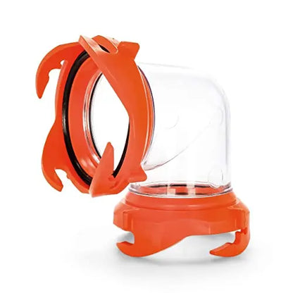 Camco 21-Gallon Portable Camper/RV Tote Tank | Large Heavy-Duty No-Flat Wheels   Low Drain Hole